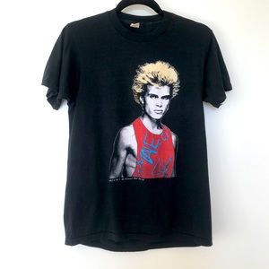 VINTAGE Billy Idol Male Love Screen Stars Tee